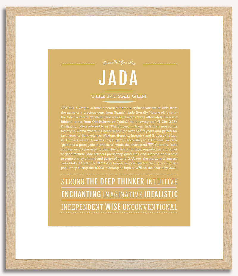 Jada | Name Art Print