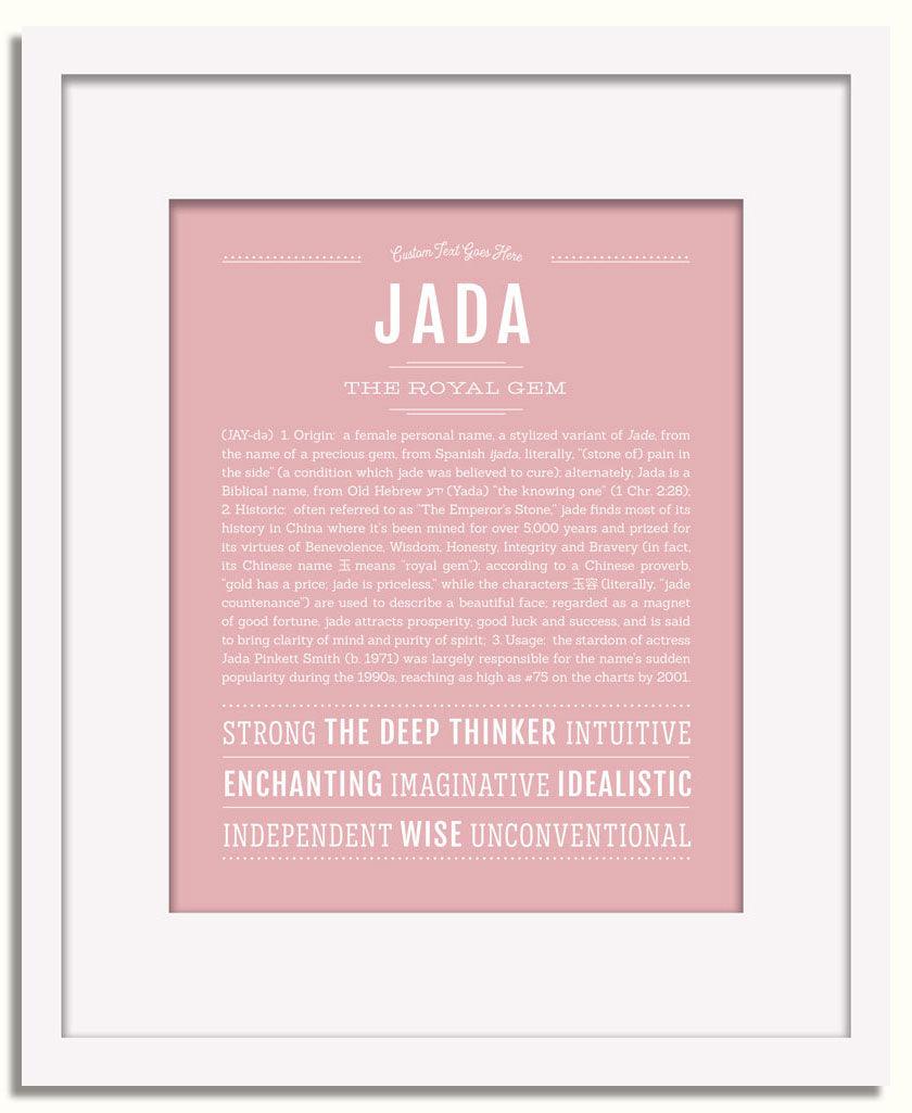 Frame Options | Dusty Rose | White Frame, Matted