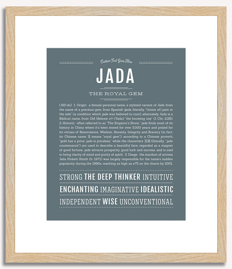 Jada | Name Art Print