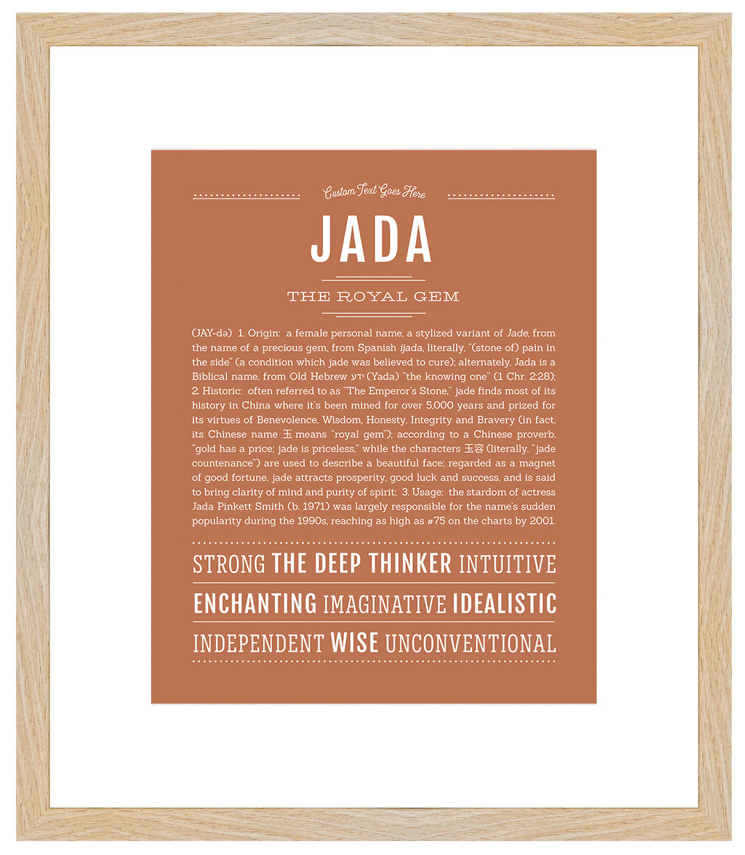 Jada | Name Art Print