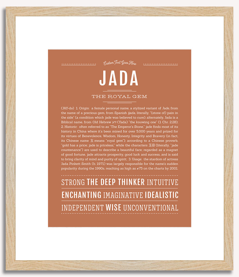 Jada | Name Art Print