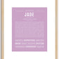 Jade | Name Art Print