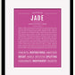 Frame Options | Dark Pink | Black Frame, Matted