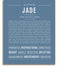 Jade | Name Art Print – Name Stories