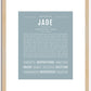 Jade | Name Art Print