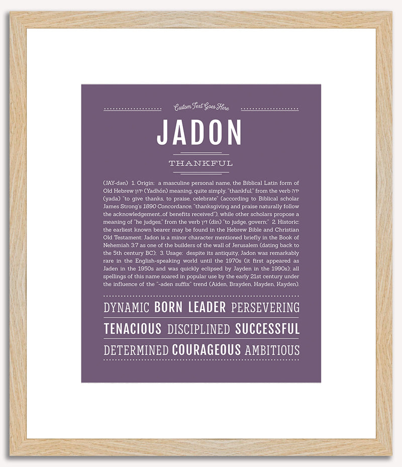 Jadon | Name Art Print