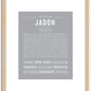 Jadon | Name Art Print