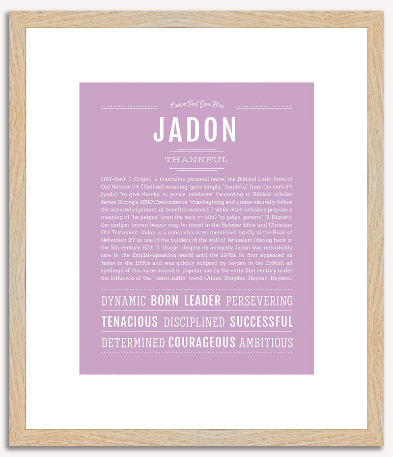 Jadon | Name Art Print