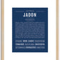 Jadon | Name Art Print