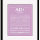 Frame Options | Lilac | Black Frame, Matted