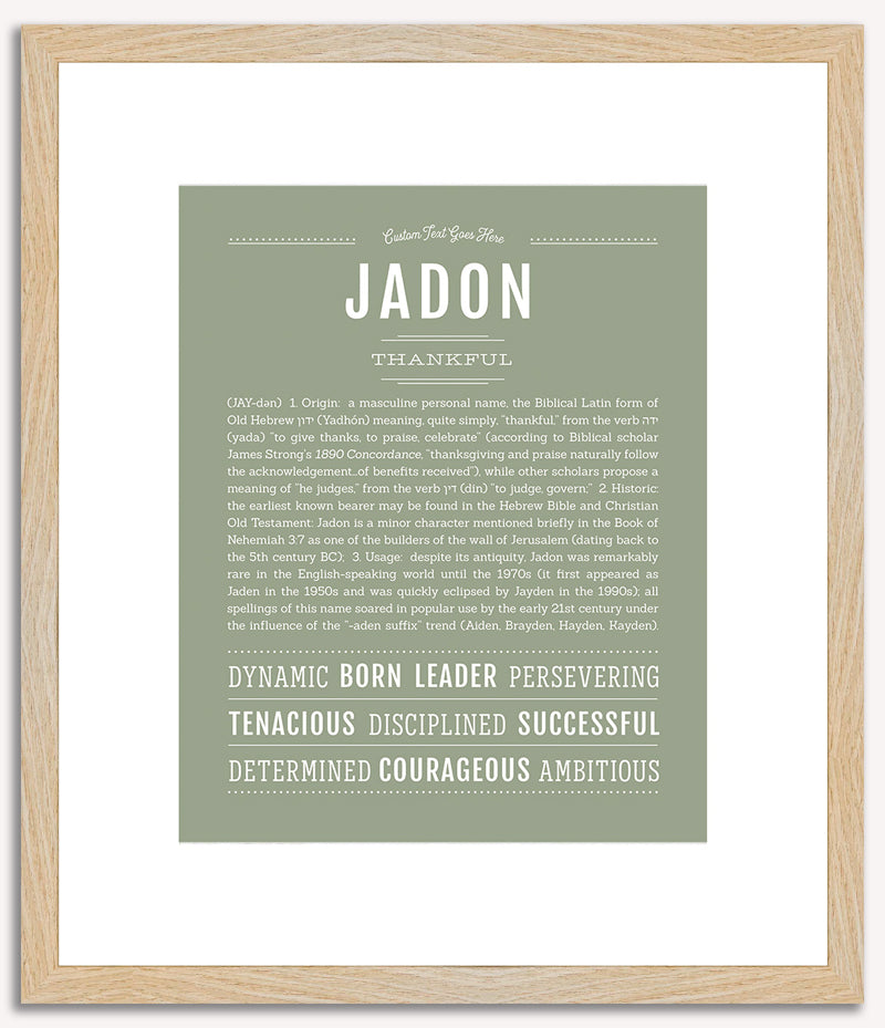 Jadon | Name Art Print