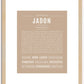 Jadon | Name Art Print