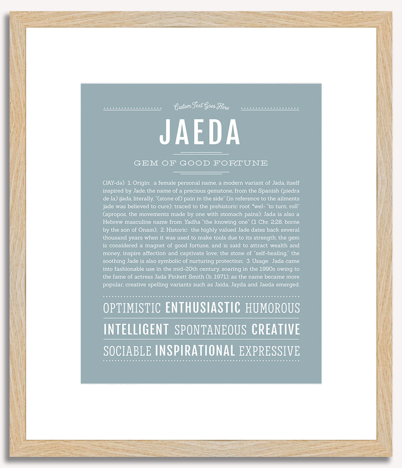 Jaeda | Name Art Print