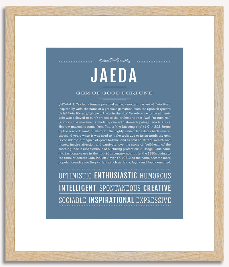 Jaeda | Name Art Print