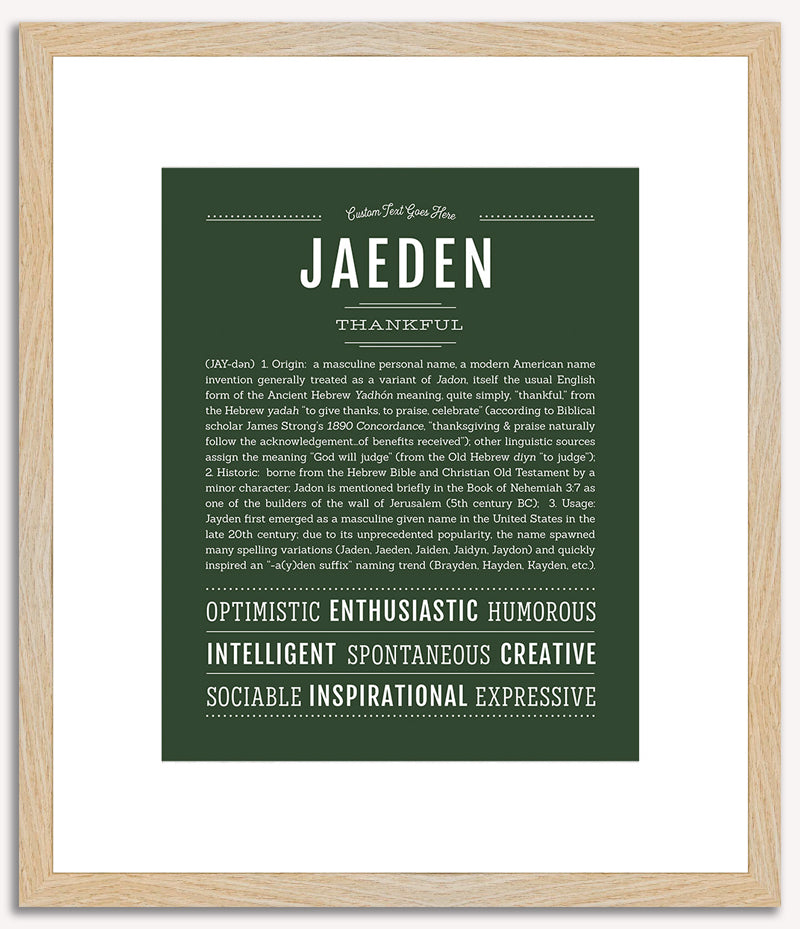 Jaeden | Name Art Print