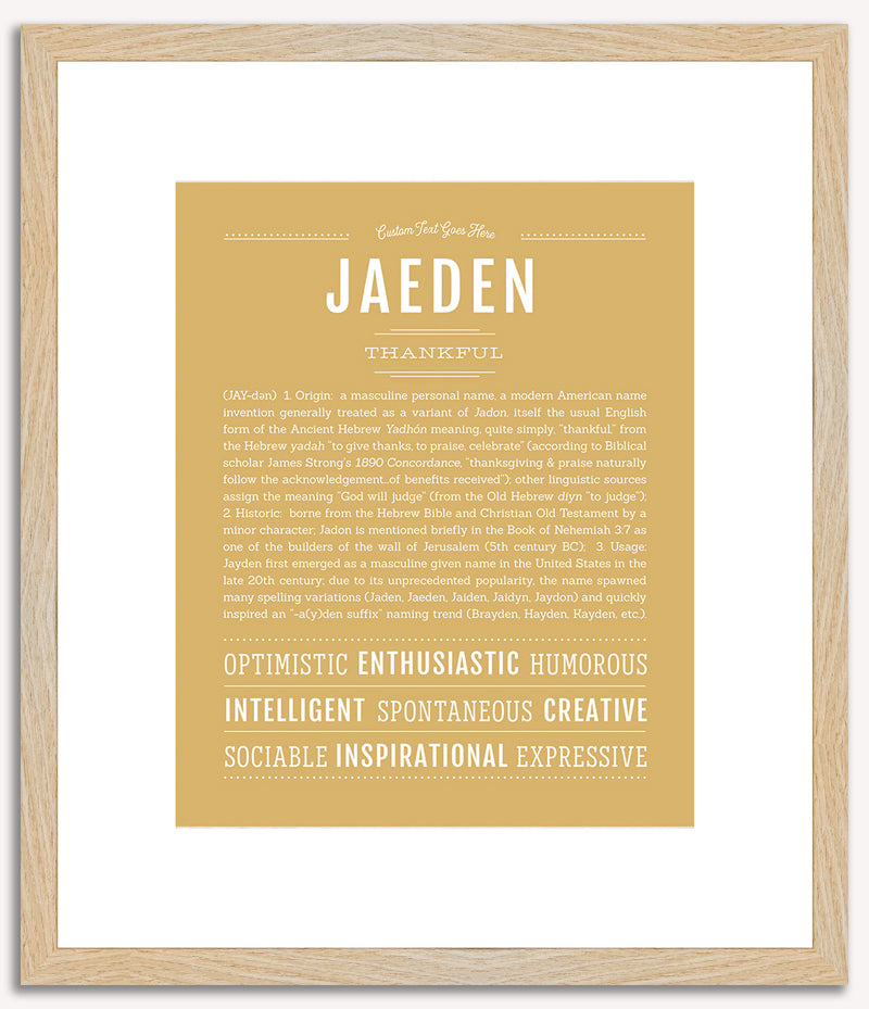 Jaeden | Name Art Print