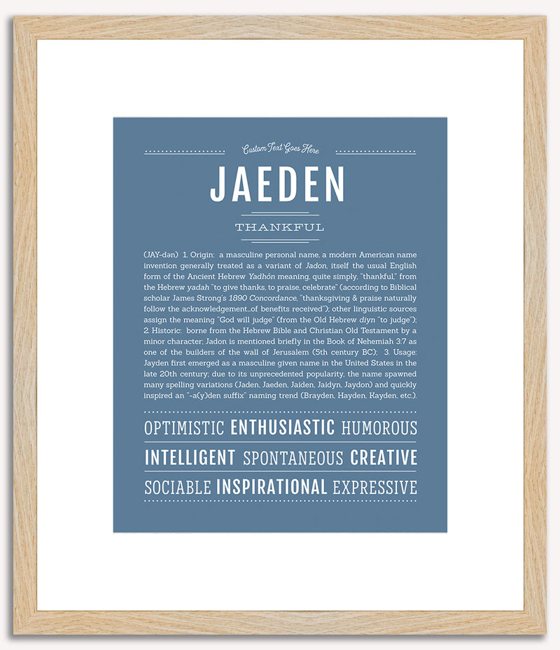 Jaeden | Name Art Print