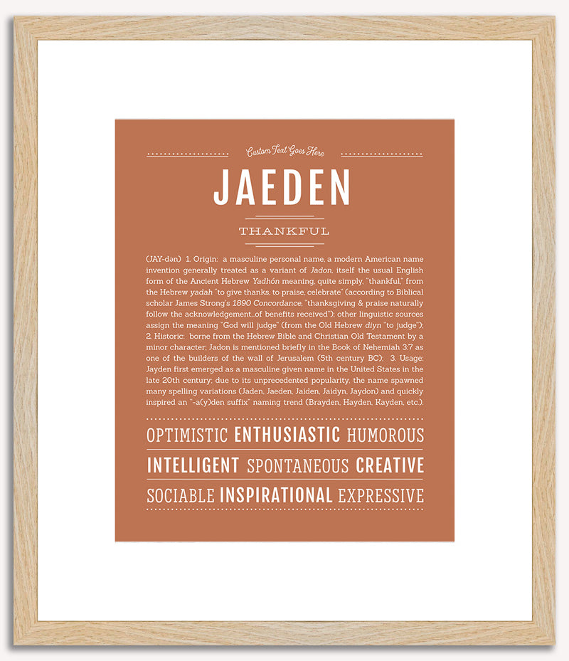 Jaeden | Name Art Print