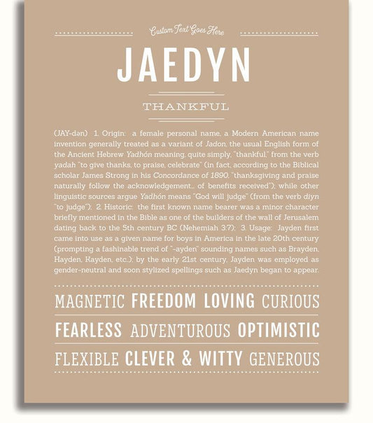 Frame Options | Tan | No Frame