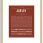 Jaelin | Name Art Print