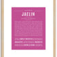 Jaelin | Name Art Print