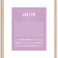 Jaelin | Name Art Print