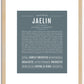 Jaelin | Name Art Print