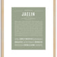 Jaelin | Name Art Print