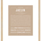 Jaelin | Name Art Print