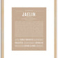 Jaelin | Name Art Print