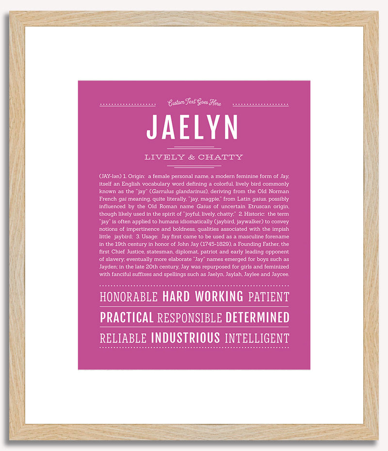 Jaelyn | Name Art Print