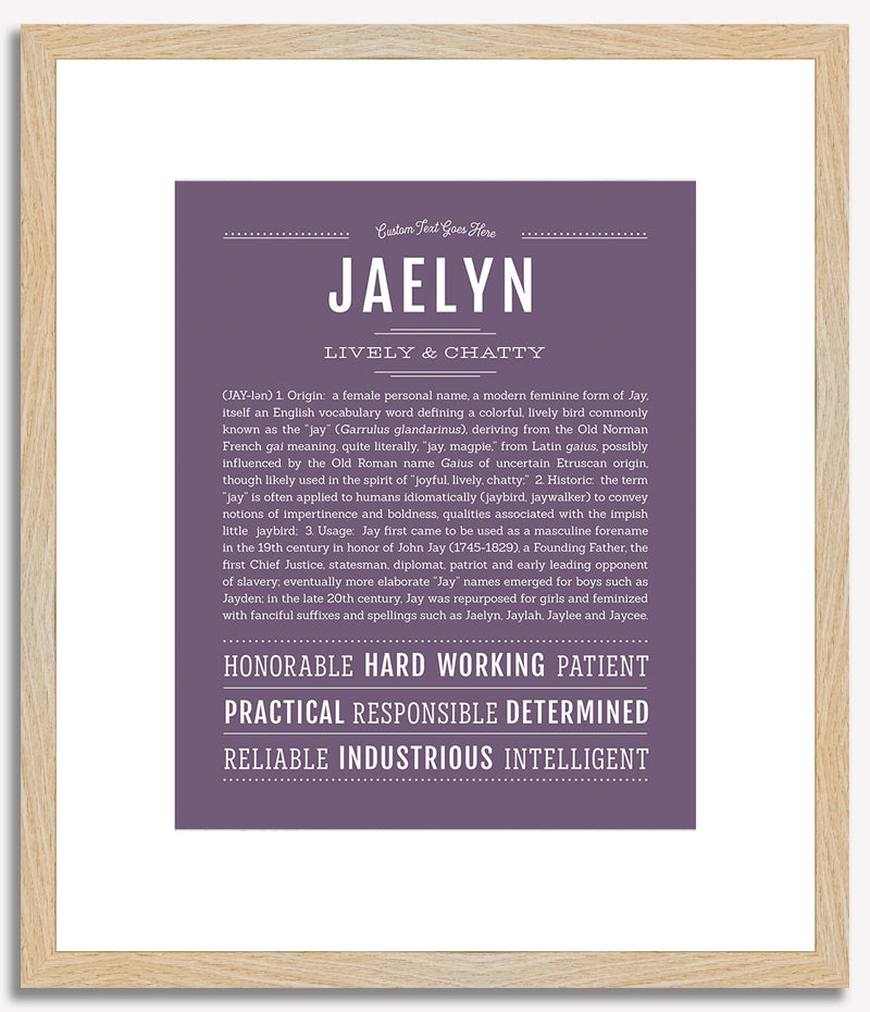 Jaelyn | Name Art Print