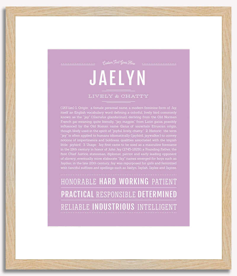 Jaelyn | Name Art Print