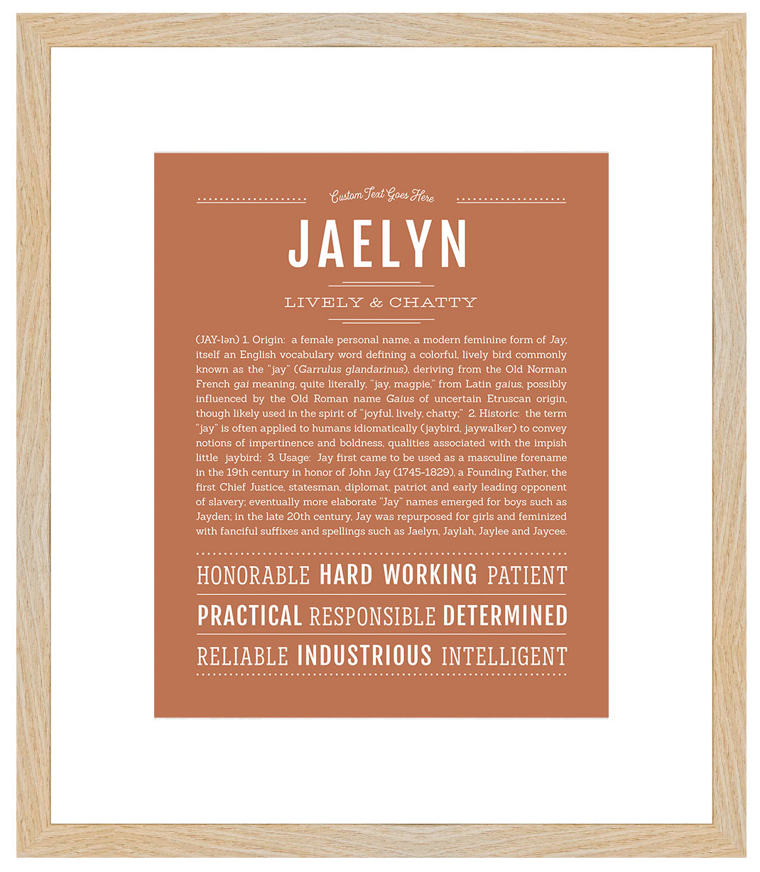 Jaelyn | Name Art Print