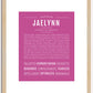 Jaelynn | Name Art Print