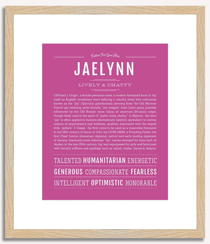 Jaelynn | Name Art Print