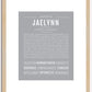 Jaelynn | Name Art Print