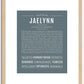 Jaelynn | Name Art Print