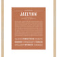 Jaelynn | Name Art Print