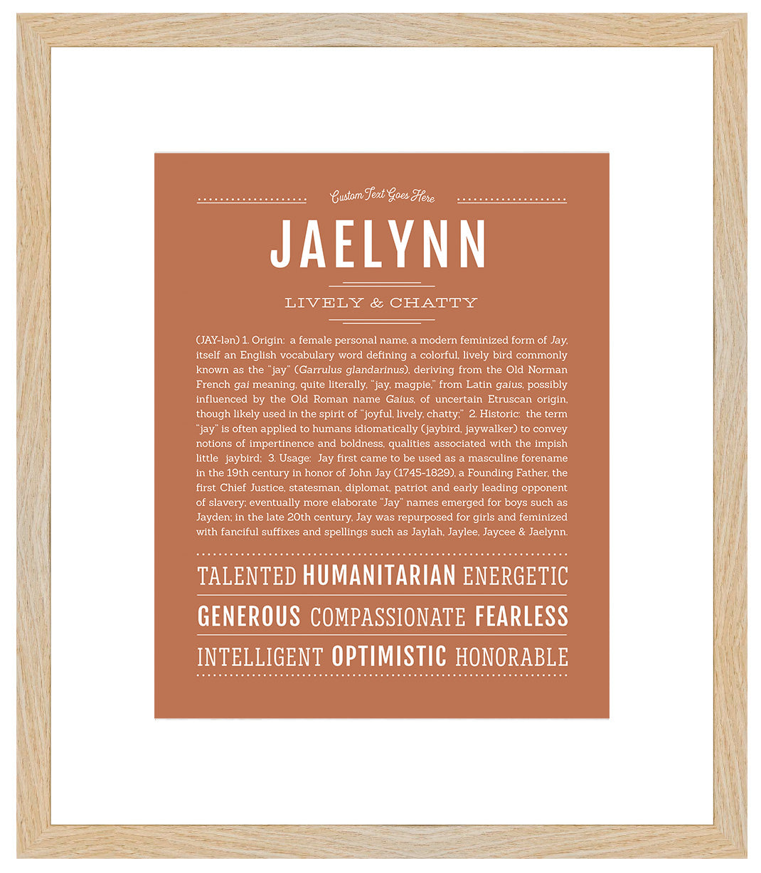 Jaelynn | Name Art Print