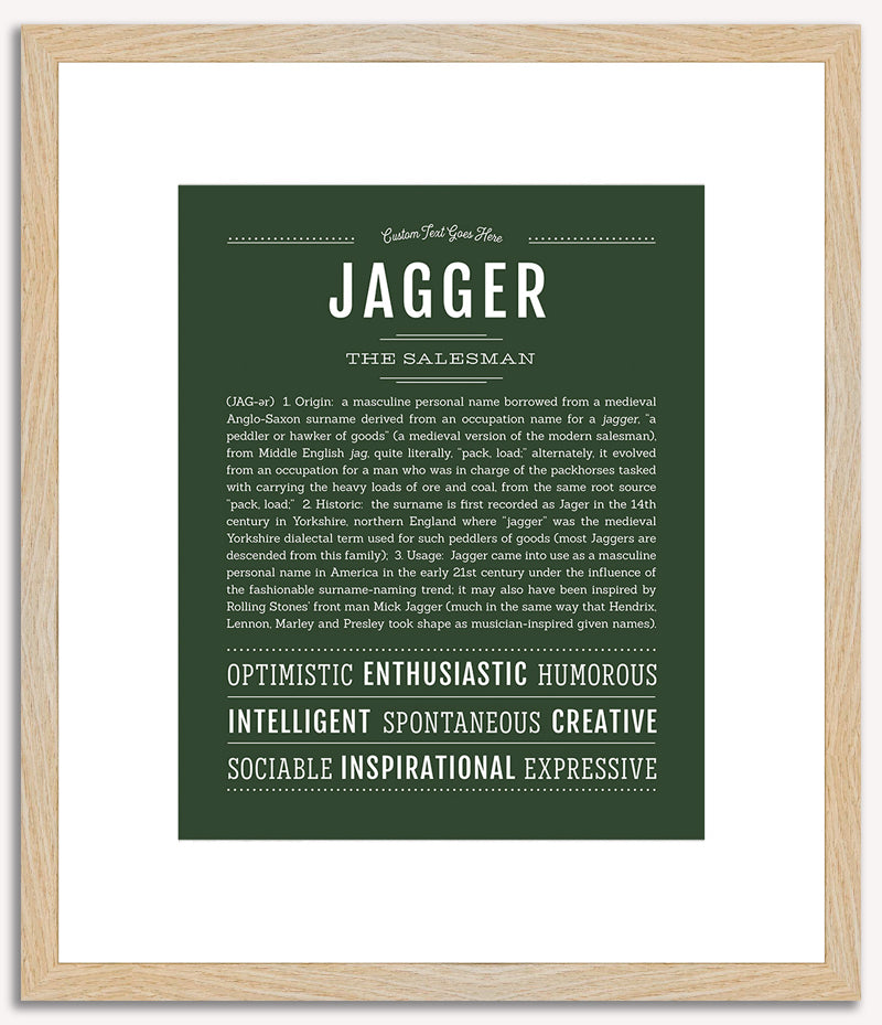 Jagger | Name Art Print