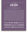 Jaida | Name Art Print – Name Stories