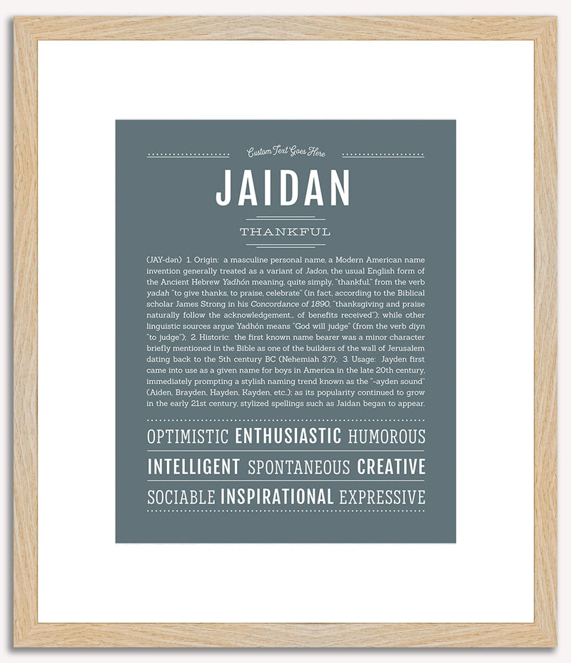 Jaidan | Name Art Print