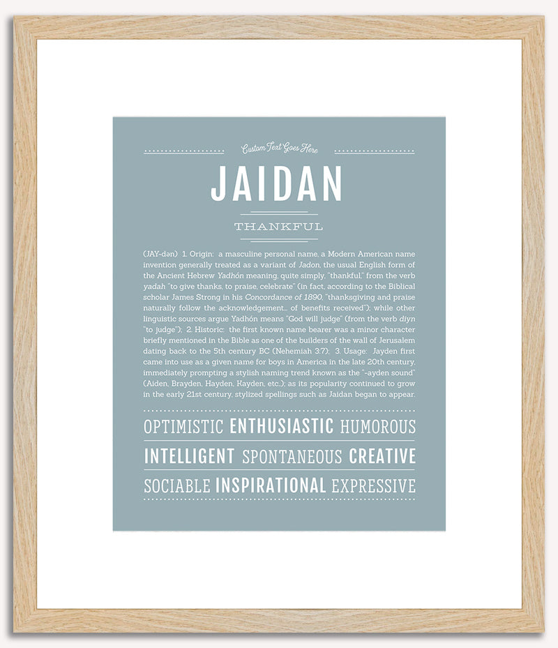 Jaidan | Name Art Print