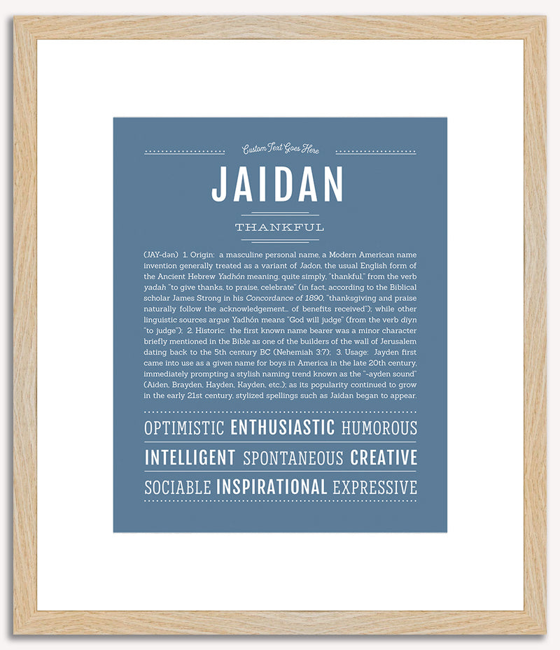 Jaidan | Name Art Print