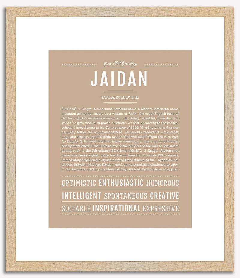 Jaidan | Name Art Print