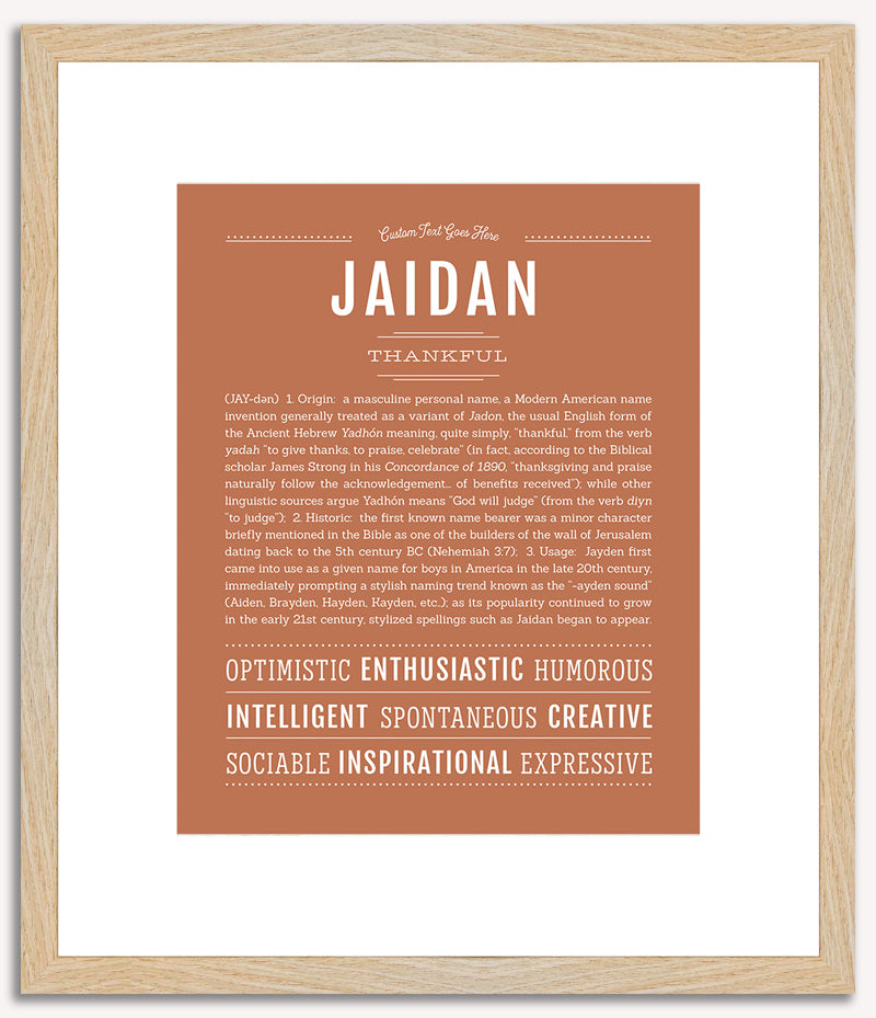 Jaidan | Name Art Print