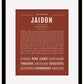 Jaidon | Name Art Print