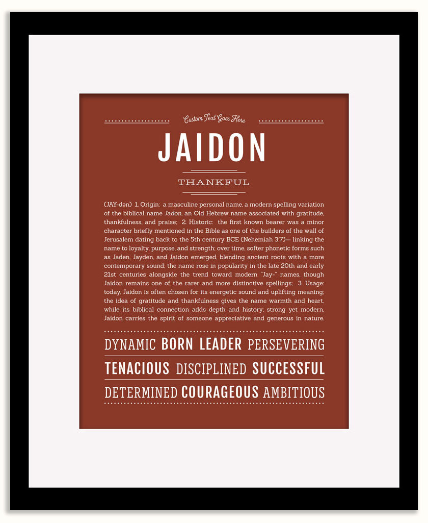 Jaidon | Name Art Print