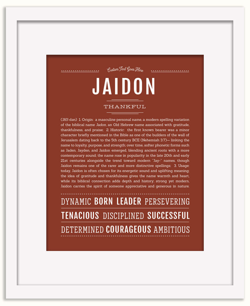 Jaidon | Name Art Print